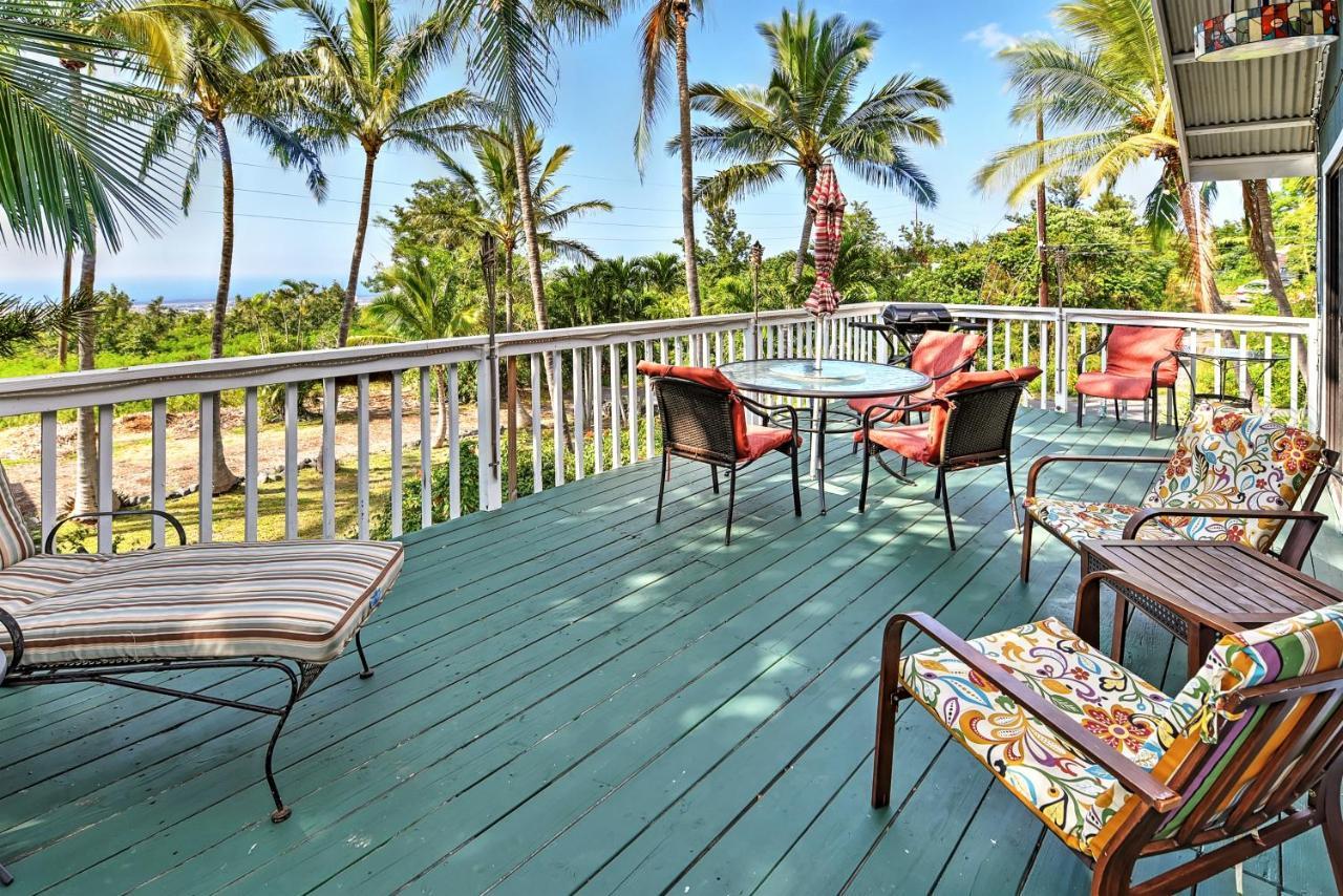 Breezy Kailua-Kona Bungalow With Lanai And Ocean View! Экстерьер фото